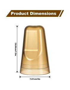 24 Cubiertas para Vertedores de Licor Nodaaiie - Tapas Protectores 2