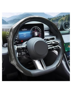 Cubierta de Volante Zpana de Fibra de Carbono 38-40 cm Negra