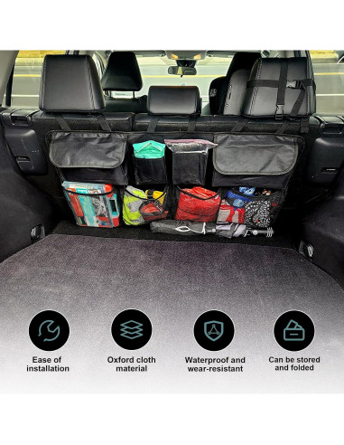 Organizador de Maletero de Coche Ferianl 90x46 cm Plegable