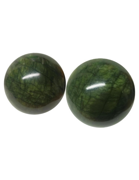 Pelota de Ejercicio de Jade Natural LLY 2 para Mano 5 cm