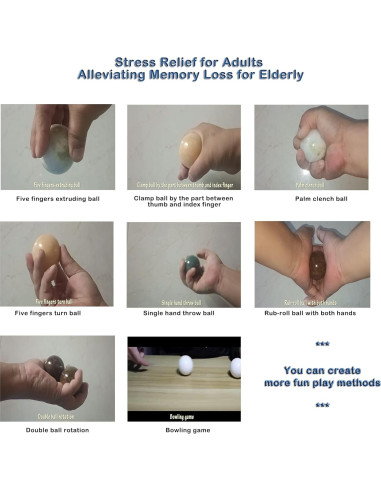 Pelota de Ejercicio de Jade Natural LLY 2 para Mano 5 cm