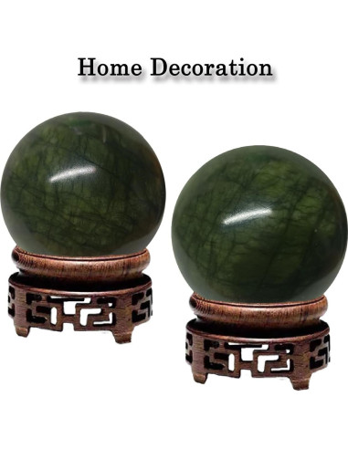 Pelota de Ejercicio de Jade Natural LLY 2 para Mano 5 cm