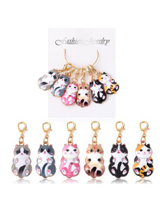 6 Marcadores de Puntos de Gato WY LIGHTING LEVEL - Accesorios de Tejer