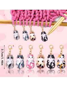 6 Marcadores de Puntos de Gato WY LIGHTING LEVEL - Accesorios de Tejer 2