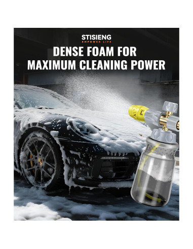 Cannon de Espuma STISIENG 1L para Lavadora de Presión