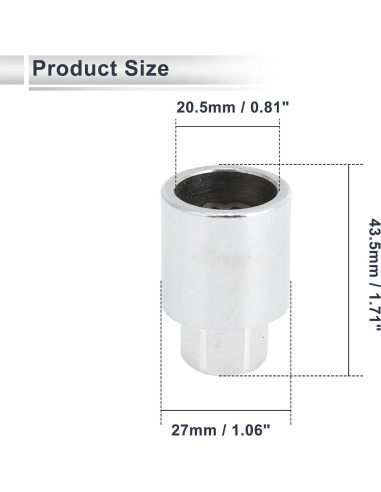 Tuerca de Bloqueo de Rueda RATCHROLL Tipo C para Toyota