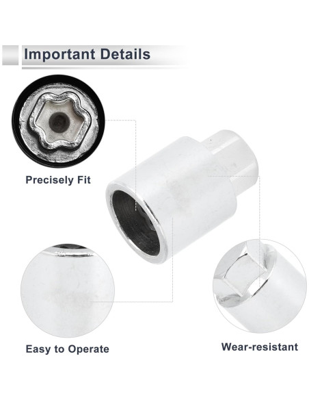 Tuerca de Bloqueo de Rueda RATCHROLL Tipo C para Toyota