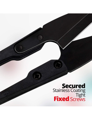 Tijeras de Coser Anley 12 Piezas 10 cm Acero Inoxidable Negro