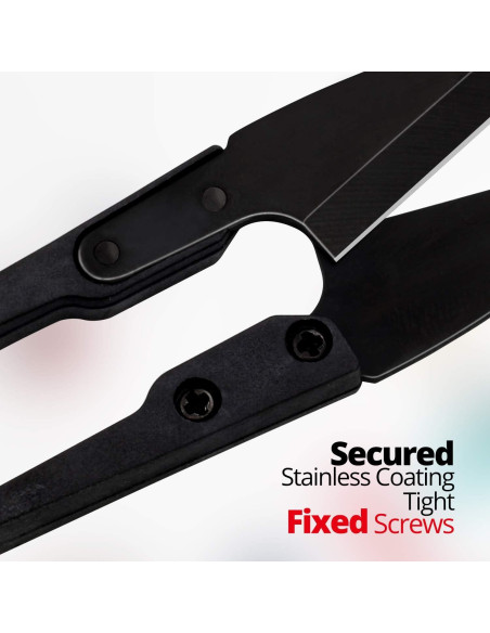 Tijeras de Coser Anley 12 Piezas 10 cm Acero Inoxidable Negro