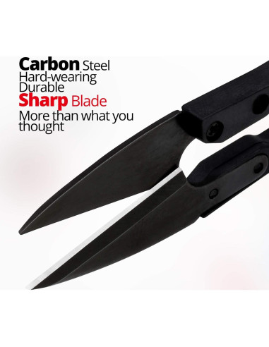 Tijeras de Coser Anley 12 Piezas 10 cm Acero Inoxidable Negro