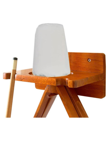 Soporte de Billar GACCO BILLIARDS en Roble con Estante y Tiza