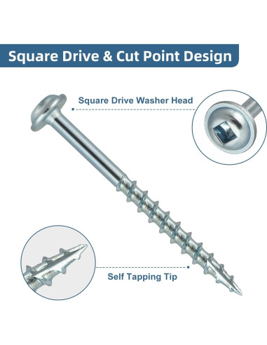 Kit de Tornillos para Agujeros de Pocket SATANTECH 380Pcs