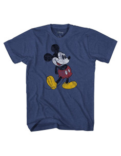Camiseta Clásica Desgastada Mickey Mouse Disney Niños
