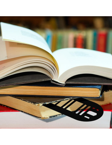 Marcador de Plantilla de Acero Inoxidable Faccito 6.35 x 20.3 cm Negro