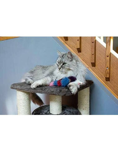 Juguete de Peluche Weasel Iconic Pet - Juego de 2 para Perros y Gatos