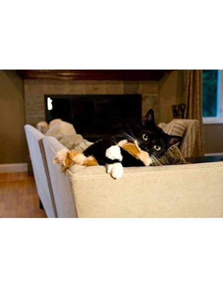 Juguete de Peluche Weasel Iconic Pet - Juego de 2 para Perros y Gatos