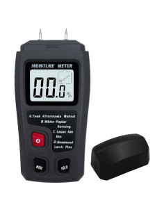 Medidor de Humedad de Madera Digital QYQRQF LCD 0-99.9%