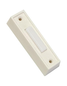 Botón de Timbre LED WESUA Blanco Interruptor de Pared 24V 2