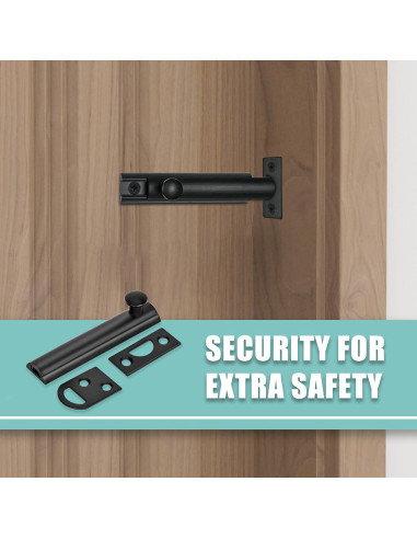 Tornillo de Superficie de Latón Sólido Moosyne 7.62 cm Negro