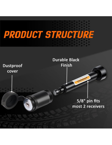 Juego de Cerraduras para Remolque METOWARE 5/8" Diámetro