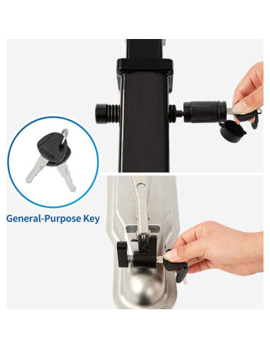 Juego de Cerraduras para Remolque METOWARE 5/8" Diámetro