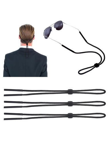Correa para Gafas Ajustable HJZHII - 3 Piezas Nylon/Silicona