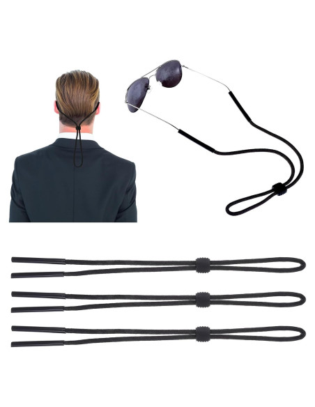 Correa para Gafas Ajustable HJZHII - 3 Piezas Nylon/Silicona