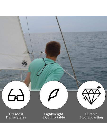 Correa para Gafas Ajustable HJZHII - 3 Piezas Nylon/Silicona