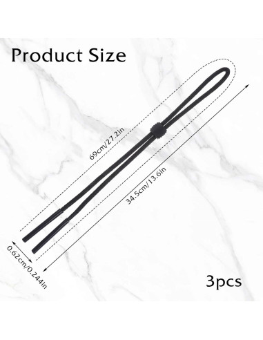 Correa para Gafas Ajustable HJZHII - 3 Piezas Nylon/Silicona