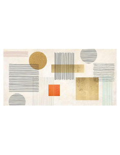 Póster de Arte Fino Sayaka Miko - Líneas y Formas 45.72x91.44 cm