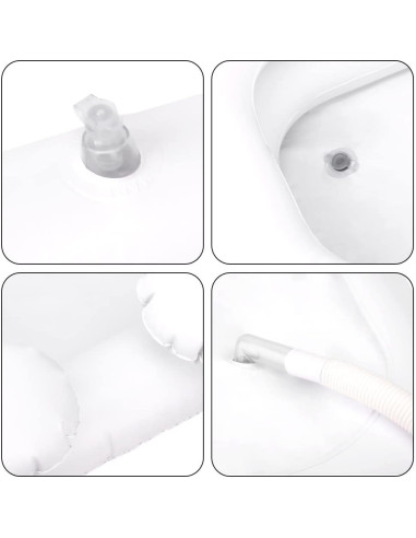 Cuenca Inflable para Lavado de Cabello Faddare - Blanco 60x55cm