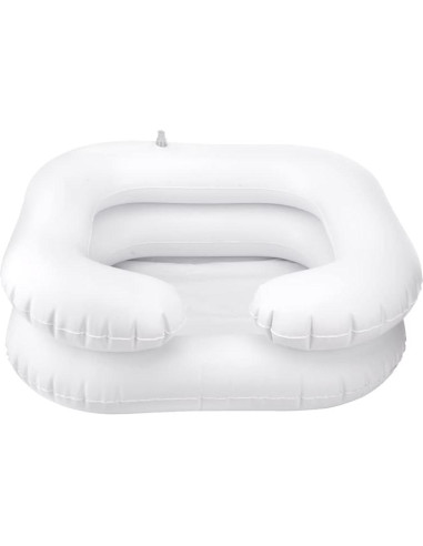 Cuenca Inflable para Lavado de Cabello Faddare - Blanco 60x55cm