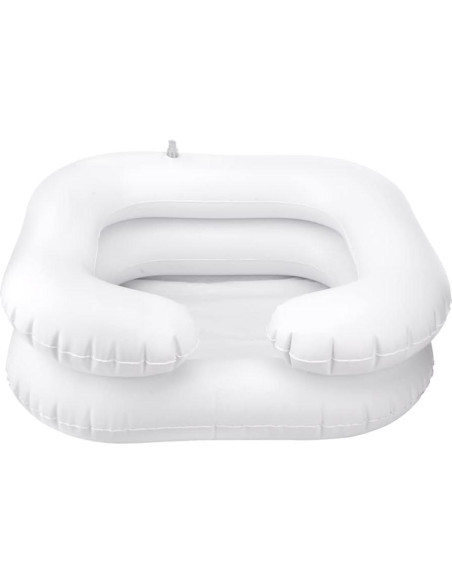 Cuenca Inflable para Lavado de Cabello Faddare - Blanco 60x55cm