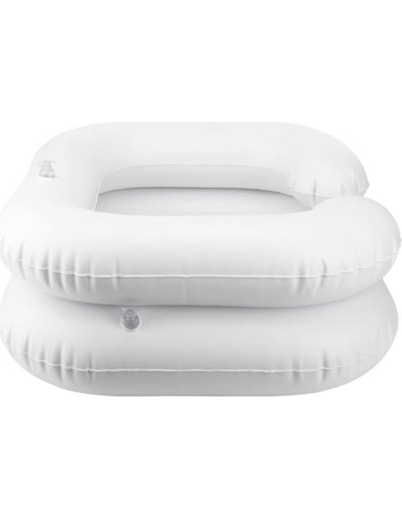 Cuenca Inflable para Lavado de Cabello Faddare - Blanco 60x55cm