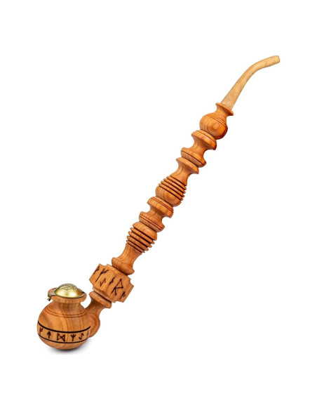 Pipa de Tabaco Dr. Watson Runas Hecha a Mano 37 cm