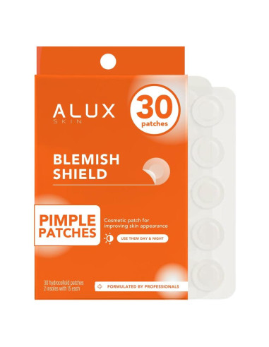 Parches para Granitos Alux - 30 Unidades Hidrocoloide Piel Sensible