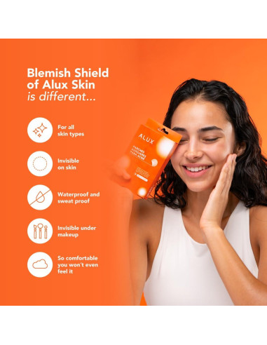 Parches para Granitos Alux - 30 Unidades Hidrocoloide Piel Sensible