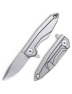 Cuchillo Plegable ZulBozz D2 8.79 cm para Camping y EDC