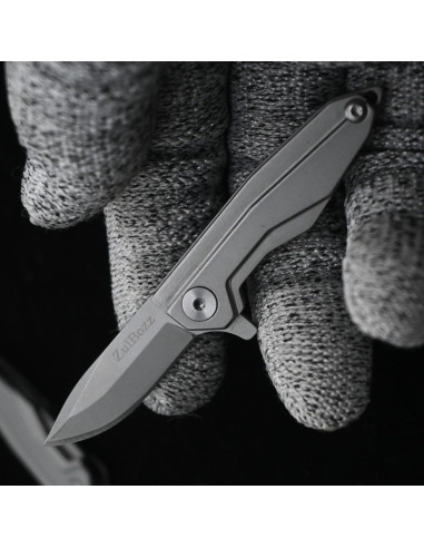 Cuchillo Plegable ZulBozz D2 8.79 cm para Camping y EDC