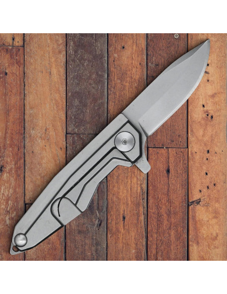 Cuchillo Plegable ZulBozz D2 8.79 cm para Camping y EDC