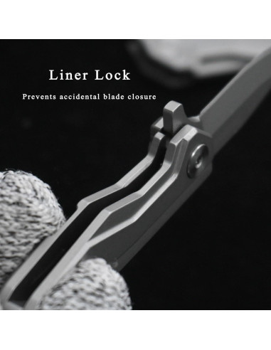 Cuchillo Plegable ZulBozz D2 8.79 cm para Camping y EDC