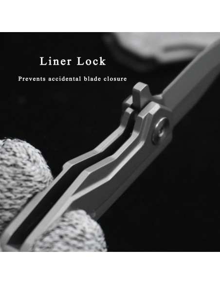 Cuchillo Plegable ZulBozz D2 8.79 cm para Camping y EDC