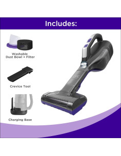 Aspiradora de mano BLACK+DECKER HLVD320BP07 para mascotas 2