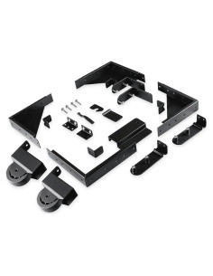 Kit de Hardware para Puerta Deslizante Hoeine - Acero Negro