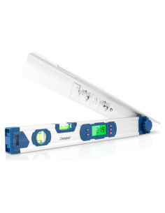 Medidor de Ángulo Digital 4-en-1 Dasqua Protractor 0-220