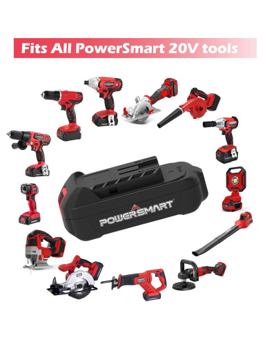 Sierra Circular Inalámbrica PowerSmart 20V 5.5" con Batería