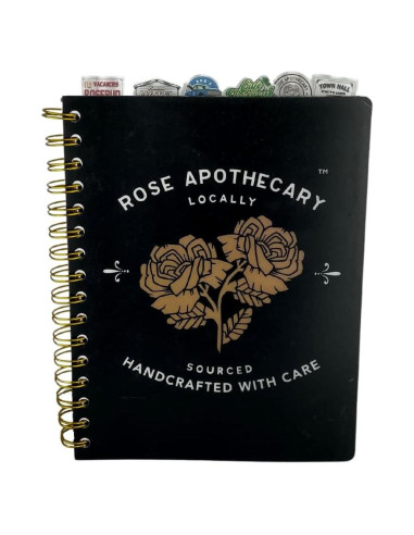 Cuaderno Rayado Schitt's Creek Rose Apothecary 144 Páginas 20.32x17.78 cm