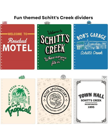 Cuaderno Rayado Schitt's Creek Rose Apothecary 144 Páginas 20.32x17.78 cm