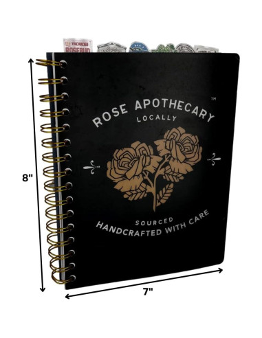 Cuaderno Rayado Schitt's Creek Rose Apothecary 144 Páginas 20.32x17.78 cm