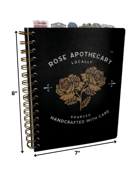 Cuaderno Rayado Schitt's Creek Rose Apothecary 144 Páginas 20.32x17.78 cm